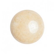 Les perles par Puca® Cabochon 18mm - Opaque beige ceramic look 03000/14413